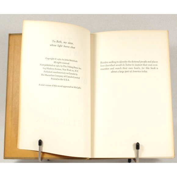 The Winter of Our Discontent by John Steinbeck, Viking Press 1961 Vintage Book - Picture 4 of 7